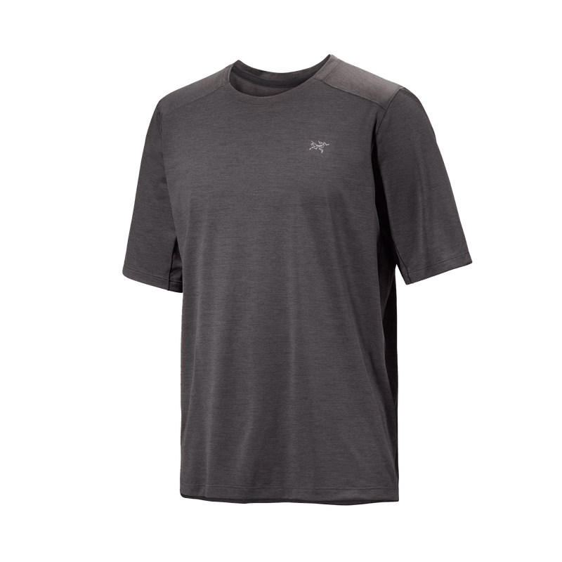 Arc'teryx Cormac Short Sleeve Crew - Men's Black Heather