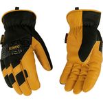 Kinco-Lined-Grain-Buffalo-and-Synthetic-Hybrid-Glove-Black---Tan