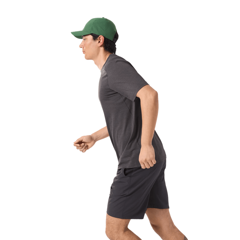Arc'teryx Cormac Short Sleeve Crew - Men's Black Heather