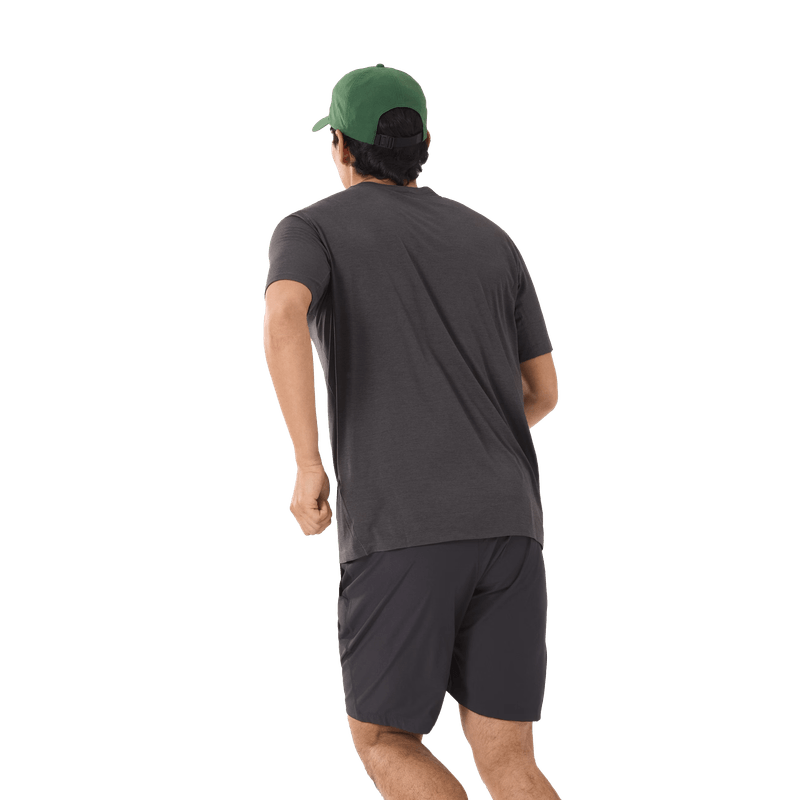Arc'teryx Cormac Short Sleeve Crew - Men's Black Heather