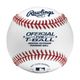 Rawlings Rubber T-Ball Baseball White