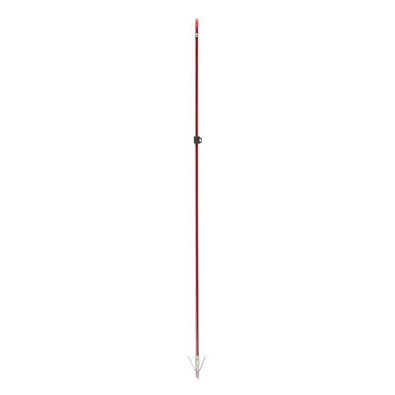 Cajun-Bowfishing-Wasp-Arrow-With-Piranha-Long-Barb-XT-Point-Red-Black