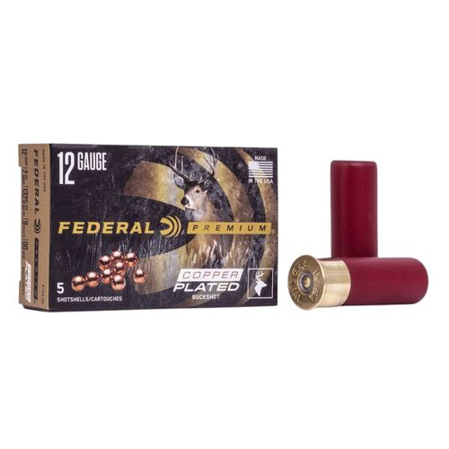 Federal Premium Magnum 12 Gauge 00 Buck 9 Shot Ammunition 5 Rounds