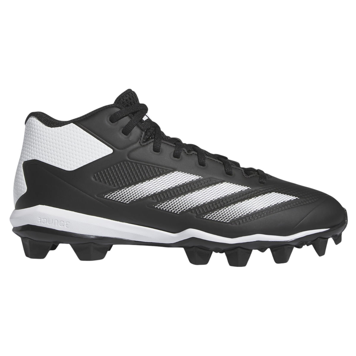 adidas Adizero Impact Molded BSB Cleat - Men's CBLACK/FTWWHT/CBLACK
