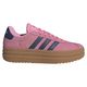 adidas VL Court Bold Shoes - Women's Bliss Pink / Dark Blue / Gold Metallic