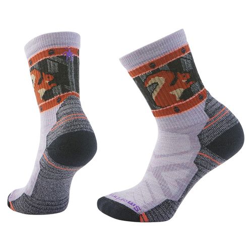 Smartwool Hike Light Cushion Squirrely Print Crew Socks - Women's