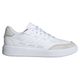 adidas Courtblock Shoes - Kid's FTWWHT/FTWWHT/FTWWHT