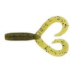GARYYA-LURE-DOUBLE-TAIL-GRUB-Green-Pumpkin---Black-Flake