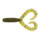 GARYYA LURE DOUBLE TAIL GRUB Green Pumpkin / Black Flake