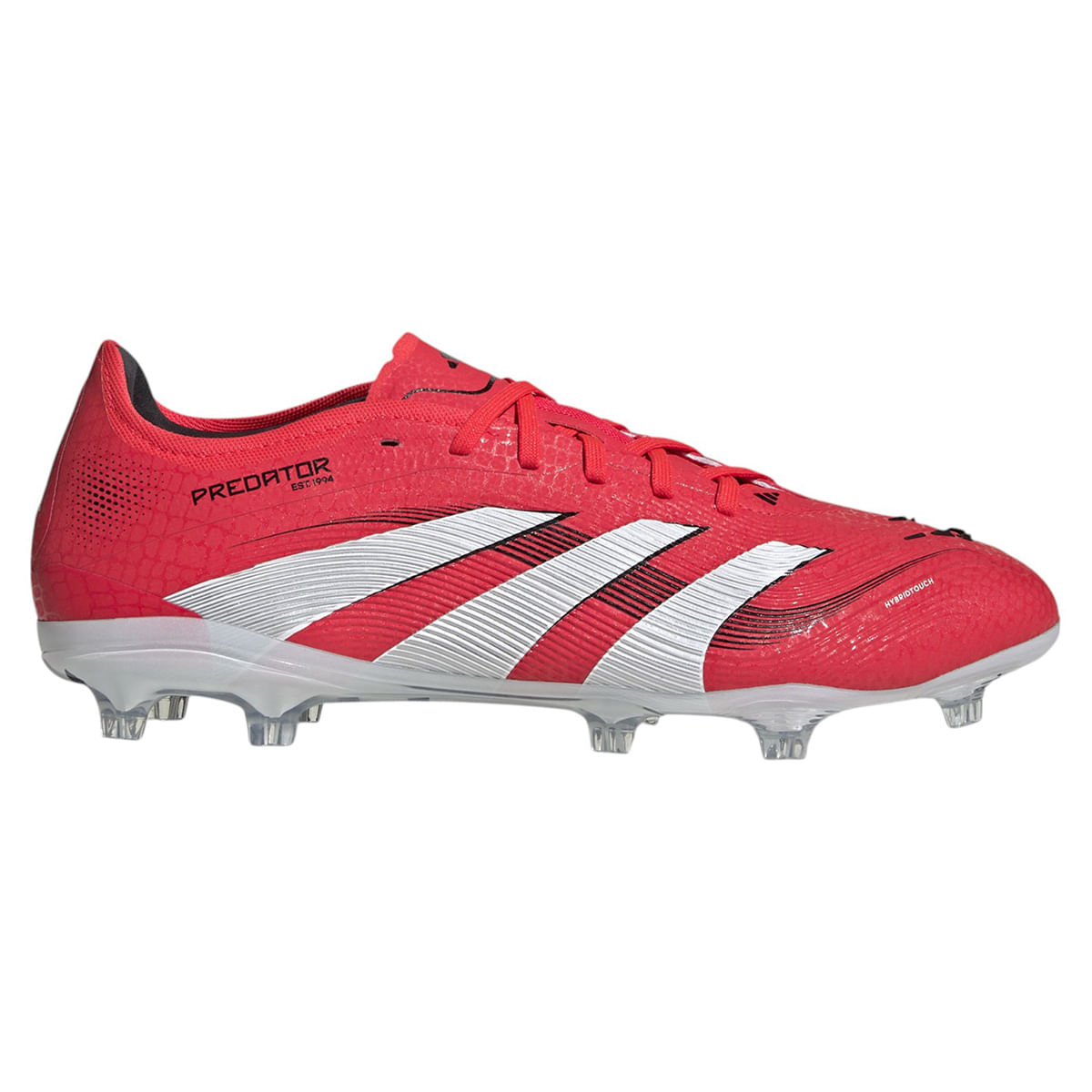 adidas Predator 24 Pro Firm Ground Boot - Youth LUCRED/FTWWHT/CBLACK