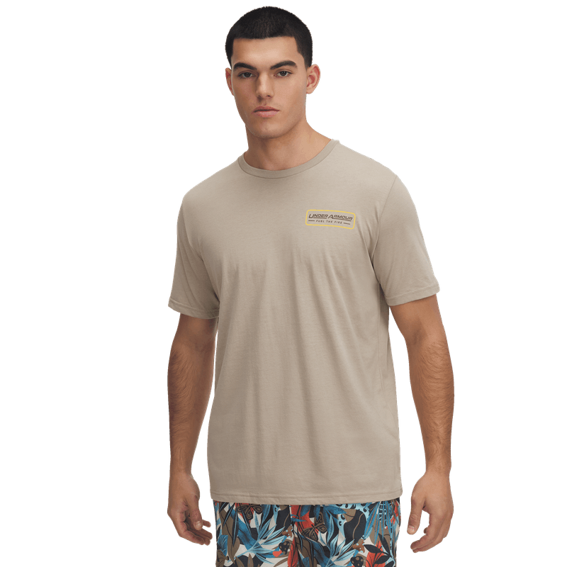 Under-Armour-UA-Outdoor-Fuel-Short-Sleeve---Men-s-City-Khaki---Marine-OD-Green