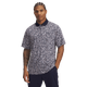 Under Armour UA Matchplay Printed Polo - Men's Midnight Navy / Downpour Gray / White