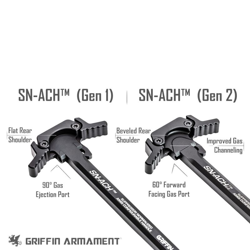 GRIARM-SNACH-AMBI-CHARGING-HANDLE-AR10-BLACK