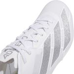 adidas Adizero Electric Football Cleat - Men's Footwear White / Silver Metallic / Footwear White