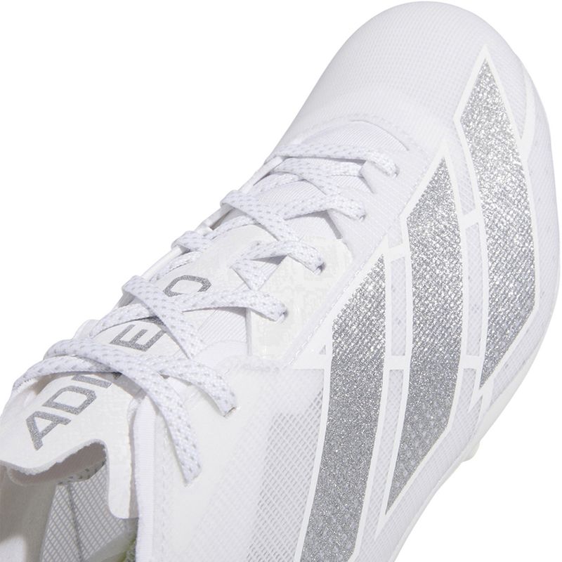 adidas Adizero Electric Football Cleat - Men's Footwear White / Silver Metallic / Footwear White