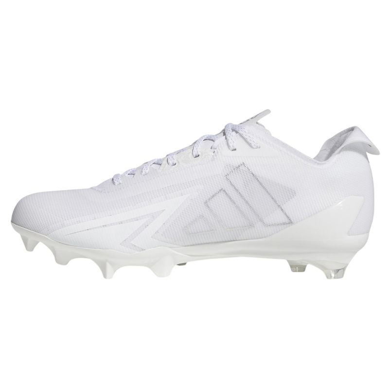 adidas Adizero Electric Football Cleat - Men's Footwear White / Silver Metallic / Footwear White