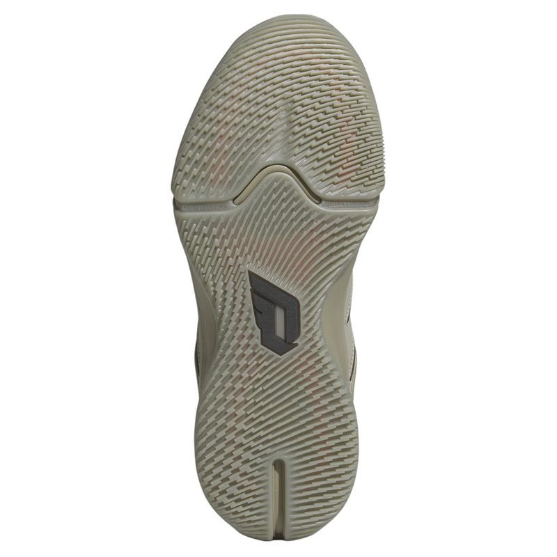 adidas Dame 9 Basketball Shoe - Men's Silver Pebble / Legend Ivy / Impact Orange