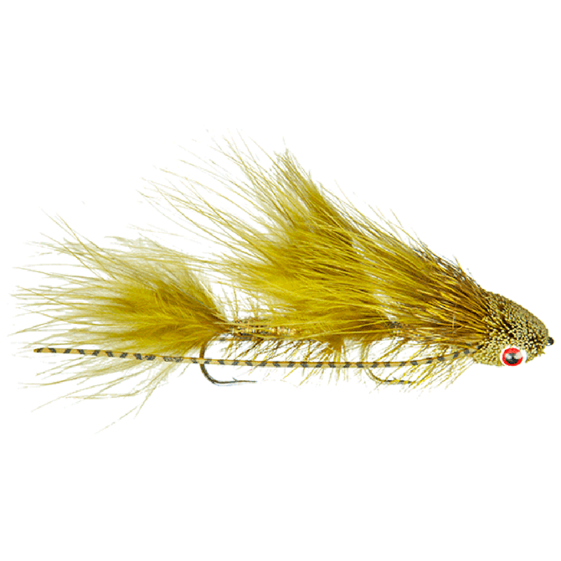 Montana Fly Company Galloup's Mini Dungeon Fly Lure OLIVE