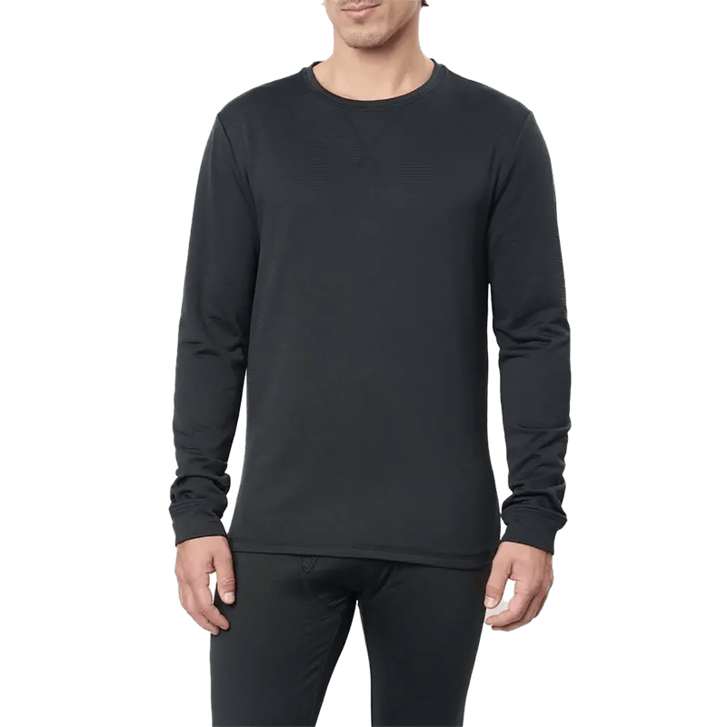 Rainforest-Rib-Tech-Base-Layer-Crew---Men-s-Black