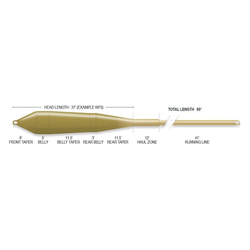AIRFLO-Ridge-2.0-SuperfFLo-Power-Taper-Fly-Line-Camo-Green---Caddis