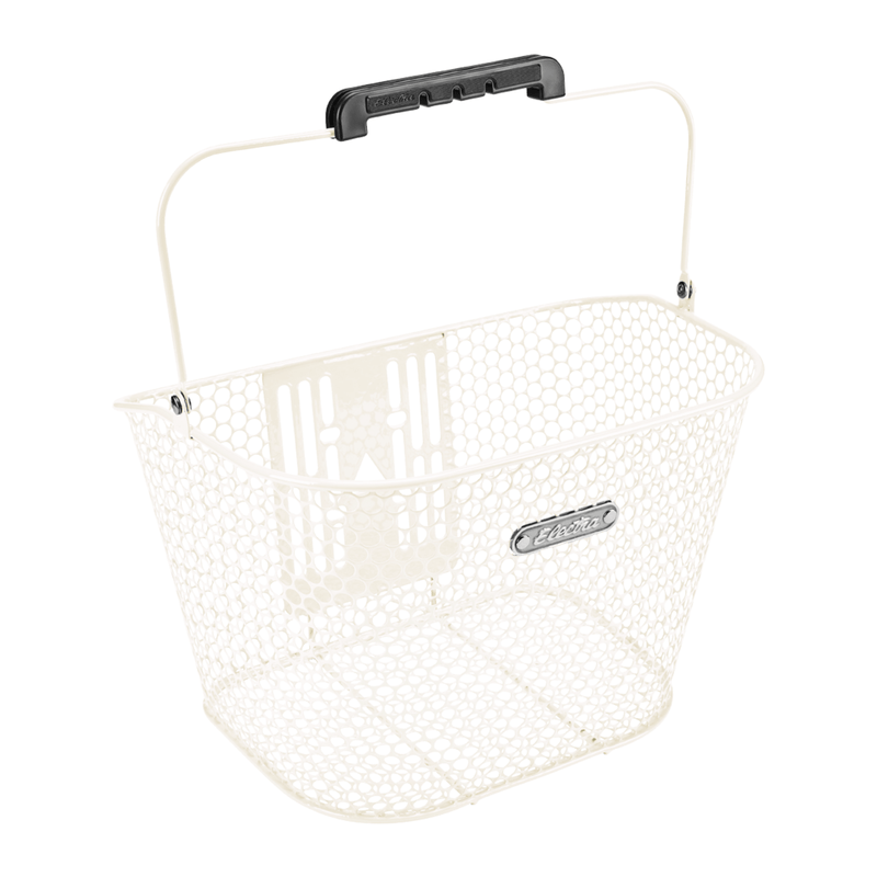 Electra Honeycomb Front QR Basket Cream