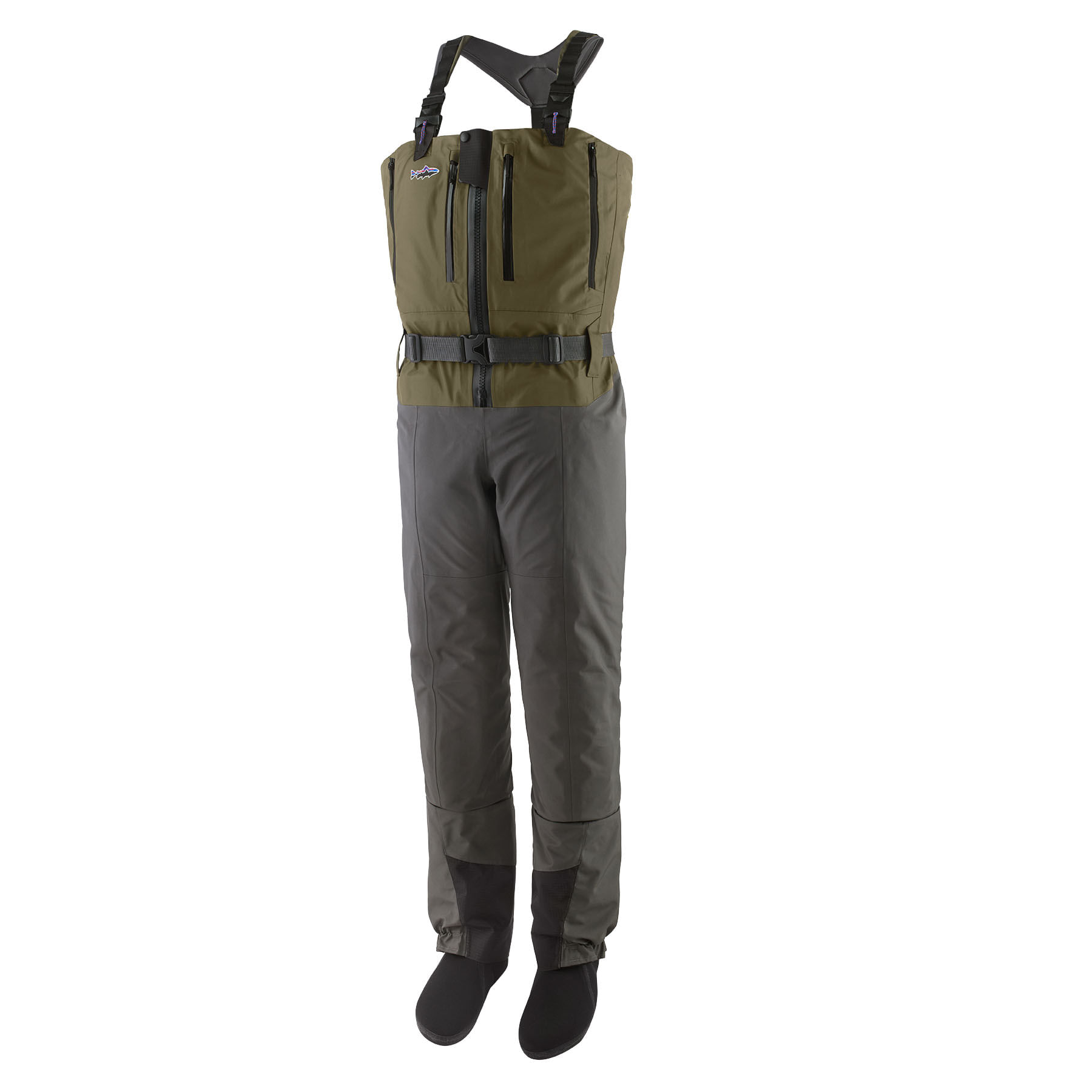 Patagonia Swiftcurrent Expedition Zip-Front Wader - Men's Basin Green