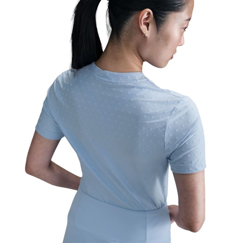 Nike Tour Dri-FIT Short-Sleeve Blade Golf Polo - Women's Psychic Blue / Black