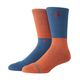 Stance Opposites Crew Sock - Men's Burnt Orange