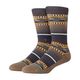 Stance Cedar Rock Crew Sock - Men's Brown
