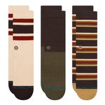 Stance-Mill-House-Crew--Sock---Men-s--3-Pack--Dark-Brown