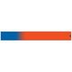 White Water Archery Solid Laminated Arrow Wrap Blue / Orange Fade