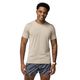 Brooks Luxe Short Sleeve Shirt - Men's Heather Sand Dune