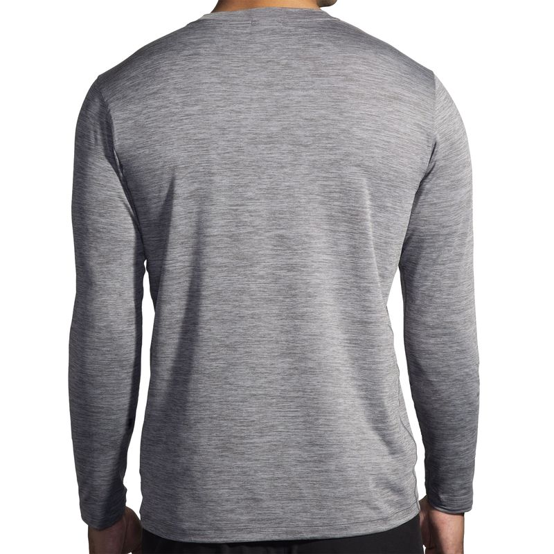 Brooks-Luxe-Long-Sleeve---Men-s-Heather-Charcoal