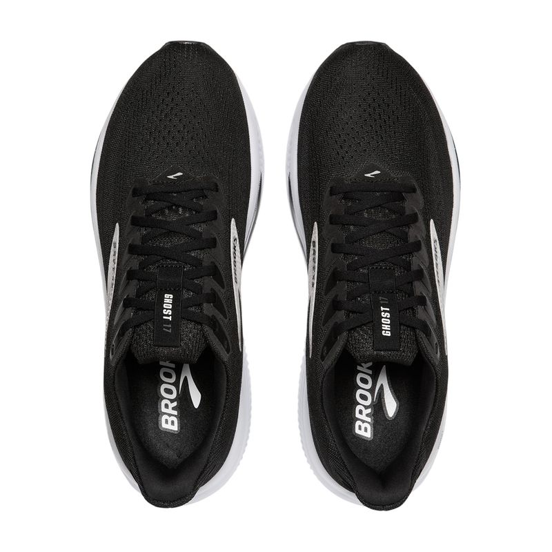 Brooks-Ghost-17-Shoe---Men-s-Black---Grey---White