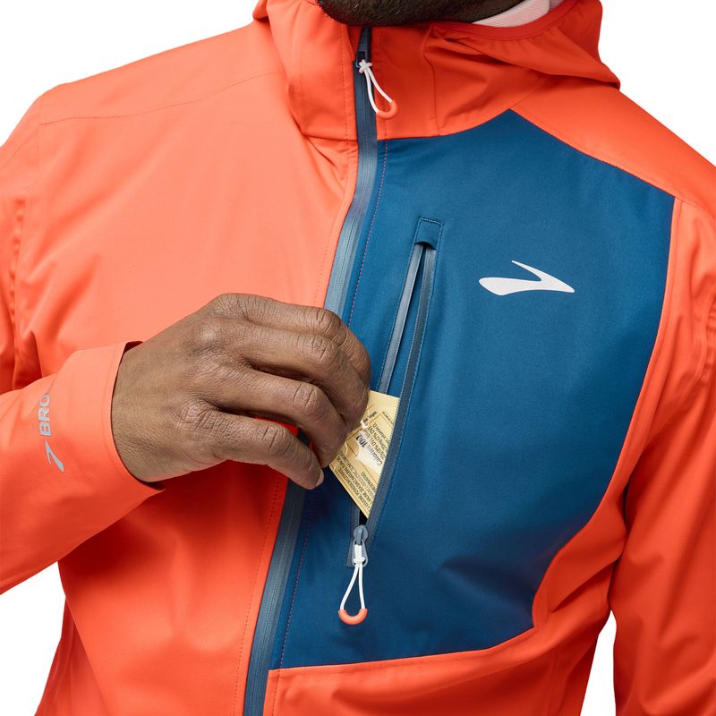 Brooks-High-Point-Waterproof-Jacket---Men-s-Flame---Deep-Sea