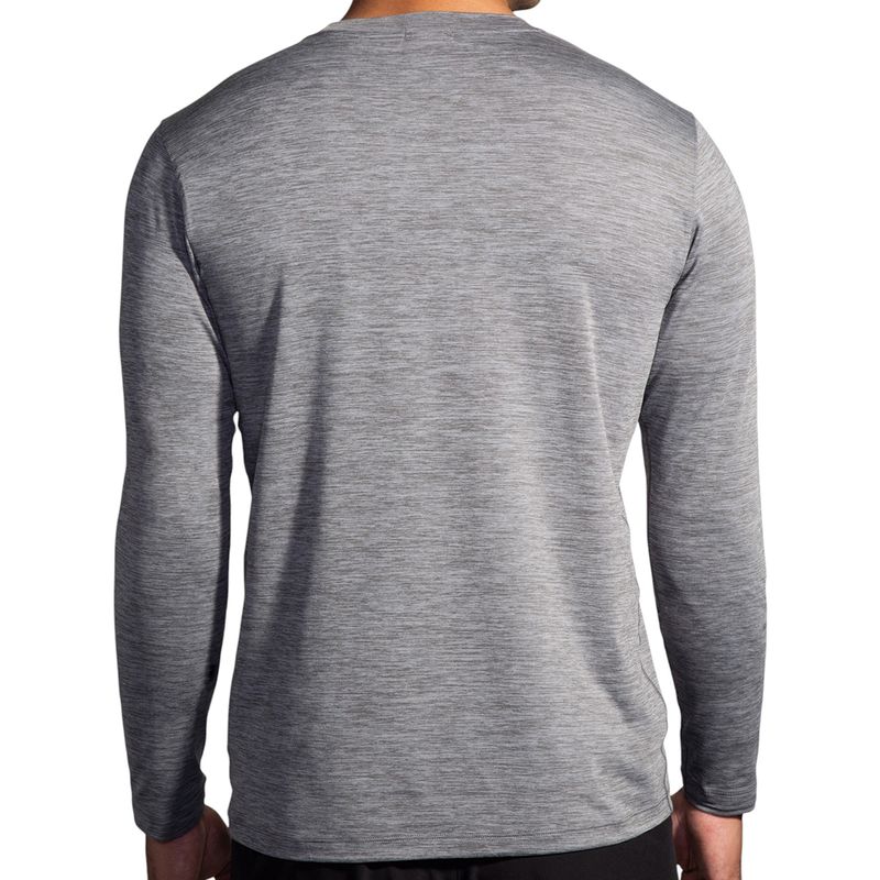 Brooks-Luxe-Long-Sleeve---Men-s-Heather-Charcoal