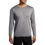 Brooks-Luxe-Long-Sleeve---Men-s-Heather-Charcoal