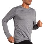 Brooks-Luxe-Long-Sleeve---Men-s-Heather-Charcoal