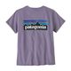 Patagonia P-6 Logo Responsibili-Tee Shirt - Women's Concrete Purple