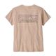 Patagonia P-6 Logo Responsibili-Tee Shirt - Women's P-6 Outline / Stingray Mauve