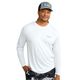 Huk Pursuit KC Art Series Long-Sleeve Crew - Men's White