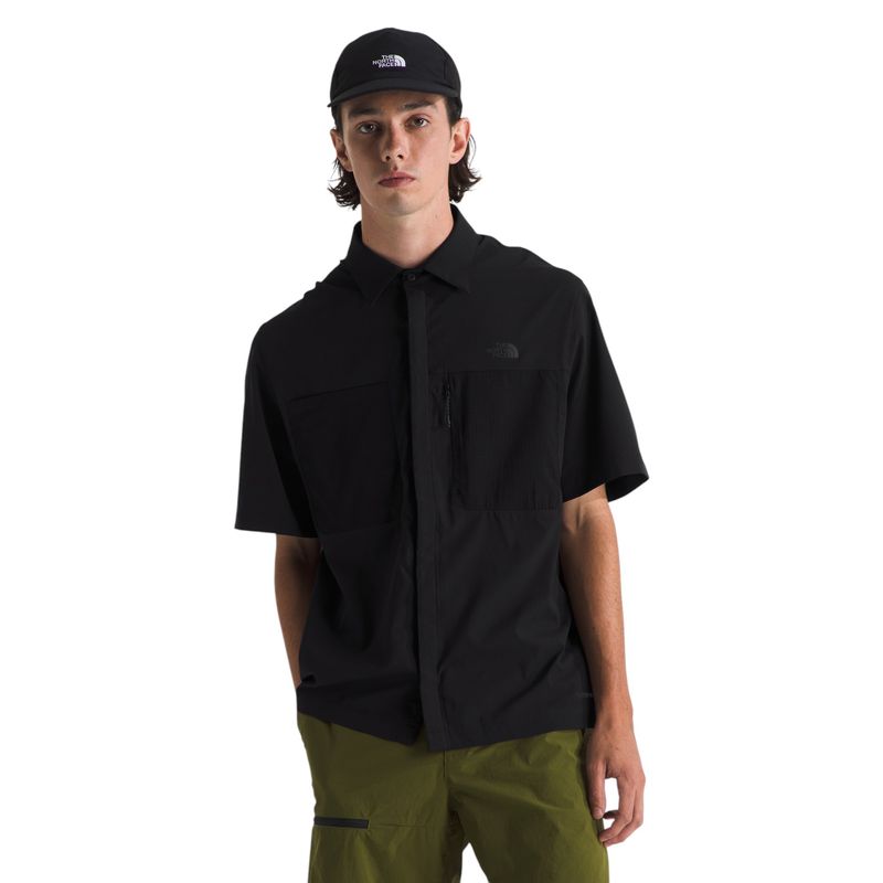 The-North-Face--Short-Sleeve-LIGHTRANGE-Shirt--Men-s-TNF-Black