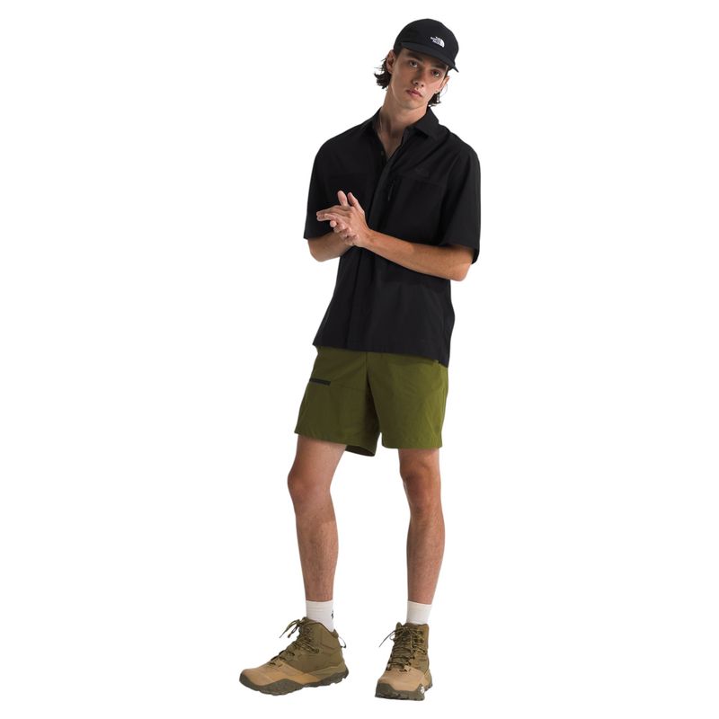 The-North-Face--Short-Sleeve-LIGHTRANGE-Shirt--Men-s-TNF-Black