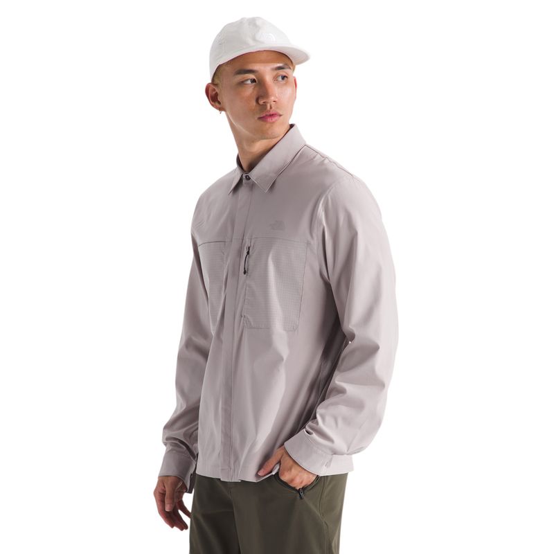 The-North-Face-Long-Sleeve-LIGHTRANGE-Shirt--Men-s-Moonstone-Grey