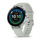 Garmin Venu 3S Smartwatch Silver Stainless Steel Bezel with Sage Gray Case and Silicone Band