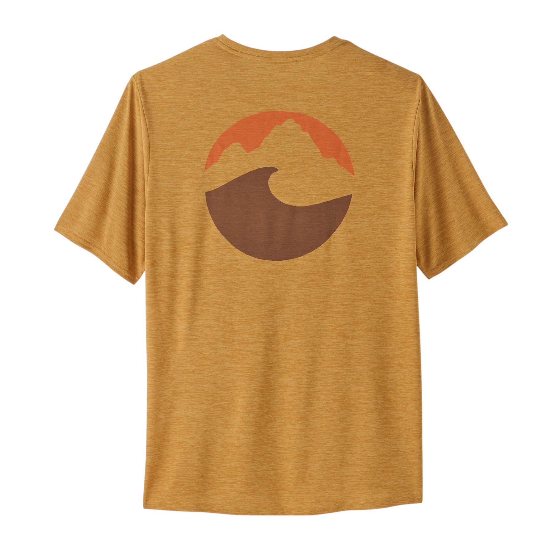 Patagonia Capilene- Cool Daily Graphic Shirt - Men's Applied Imagination / Beeswax Tan X-Dye