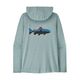 Patagonia Capilene Cool Daily Graphic Hoodie - Women's Fitz Roy Trout / Thermal Blue X-Dye