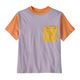 PATAGN K POCKET T-SHIRT Solar Roller / Foxglove Purple
