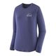 Patagonia Long-Sleeved Capilene Cool Merino Graphic Shirt - Women's Imagine Moon / Solstice Purple