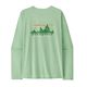 Patagonia Capilene Cool Daily Graphic Long Sleeve Shirt - Men's 73 Skyline / Rinsed Green X-Dye